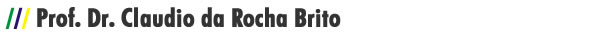 Prof. Dr. Claudio da Rocha Brito